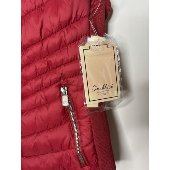 Snobbish Collection Womens Size Small Puffer Vest 20 1/2 In Long Fall Winter - Picture 5 of 12